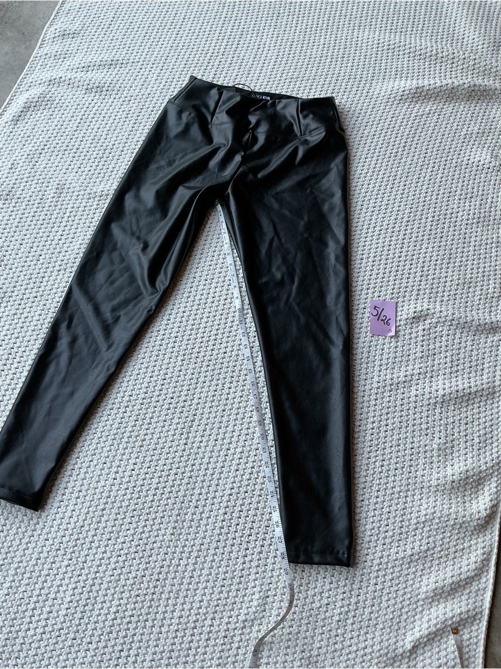 Fashion Nova Faux Leather Jeans - Black / New With Tags (leggings) - Picture 5 of 8